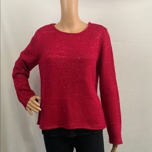 Narciso Rodríguez sequin berry sweater